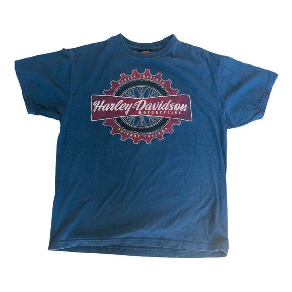 Harley Davidson 2013 Two Sided Graphic T-shirt Sweetwater CA Size L Biker - Picture 1 of 4